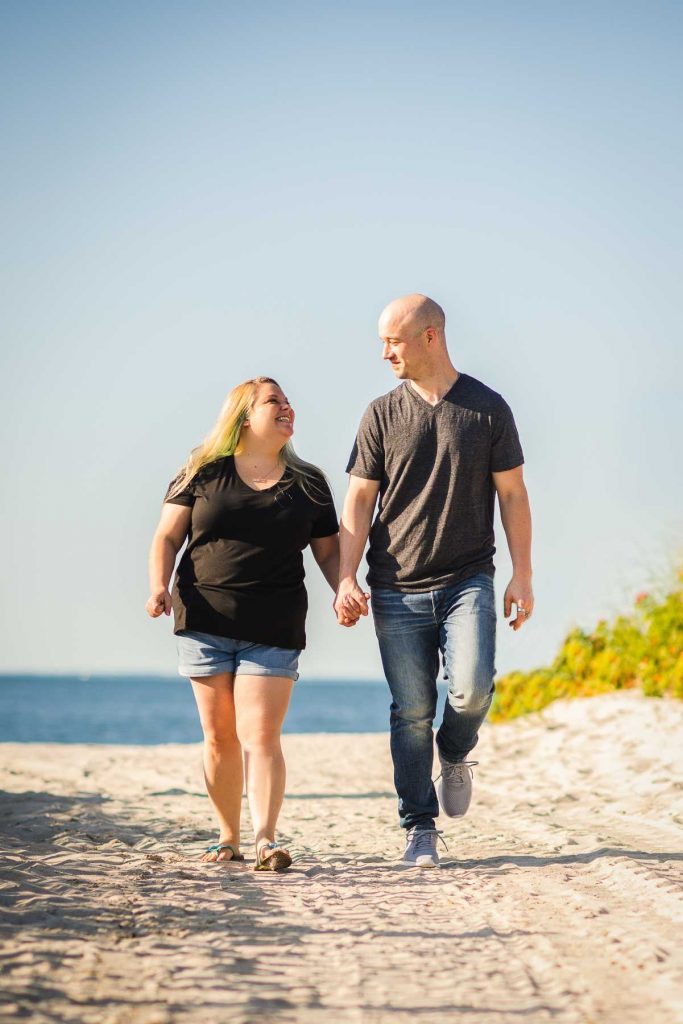Image from a couple photography session at Waterford Beach Park by Terrence Irving Photography | Ledyard, CT Portrait and Wedding Photographer.