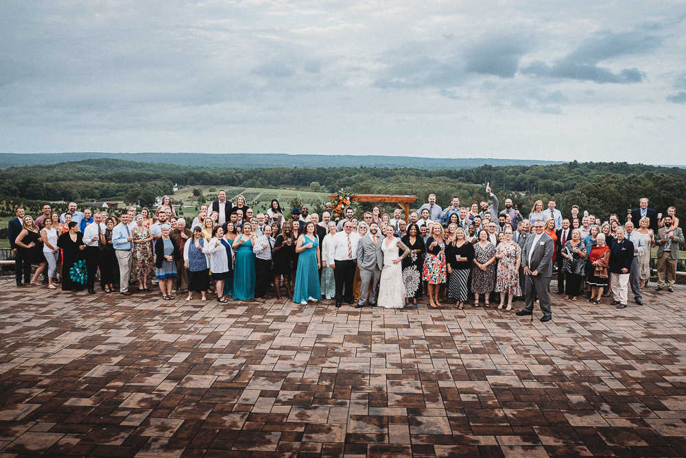 A summer wedding at The Overlook at Geer Tree Farm in Griswold, Connecticut